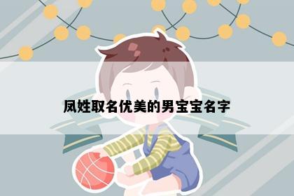 凤姓取名优美的男宝宝名字
